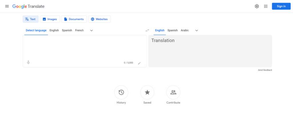 Google translate