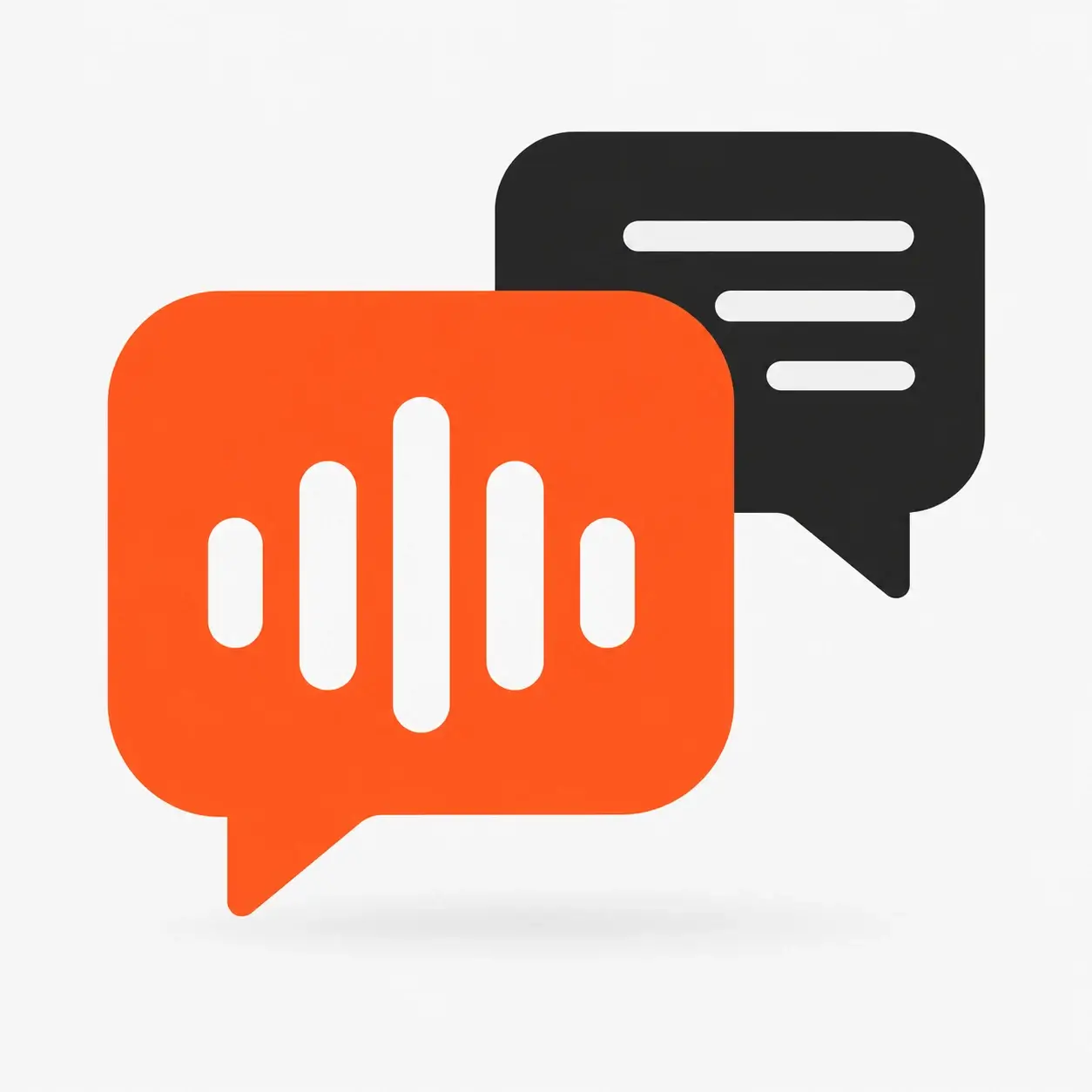 Transync AI Academy illustration of a translated conversation